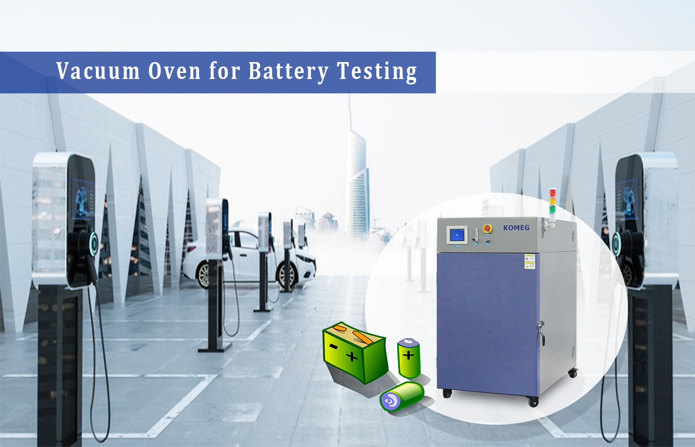 What is a battery vacuum oven?